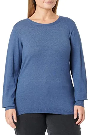 Object Damen Objthess L/S O-neck Knit Noos Strickpullover, , XS EU