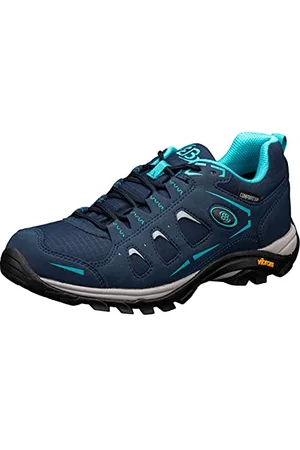 BRUTTING Mount Frakes Low Damen Cross-Laufschuh, marine/grau/türkis, 38 EU