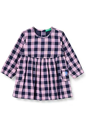 Benetton (Z6ERJ) Mädchen Vestito Kleid, , 68