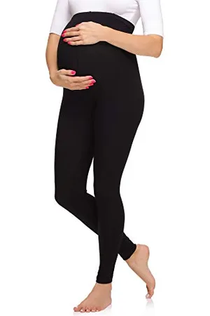 Merry Style Damen Lange Umstandsleggings aus Viskose MS10-297 ( , XL)