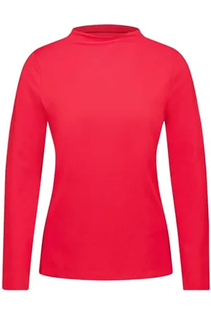 Gerry Weber Damen Langarmshirt mit Turtleneck Langarm unifarben 42