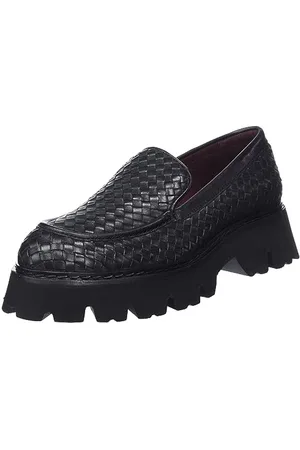 Fred de la Bretoniere Damen ROMEE Woven Loafer, Black, 36 EU