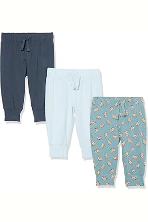 Amazon Unisex Baby Jogginghose aus Baumwoll-Stretchjersey (zuvor Amazon Aware), 3er-Pack, , 0-3 Monate