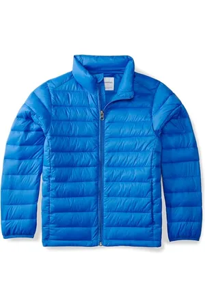 Amazon Jungen Leichte, Wasserbeständige Pufferjacke, Verstaubar, , 10 Jahre