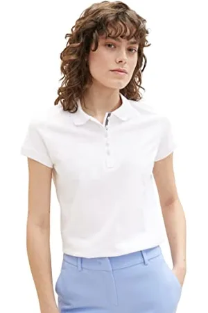 TOM TAILOR Damen Basic Slim Fit Polo Shirt, ,3XL