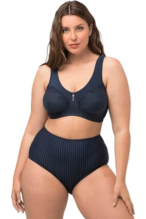 Ulla Popken Damen Entlastungs-BH, ohne Bügel, Strassanhänger, Cup C - G BRA, , 95G