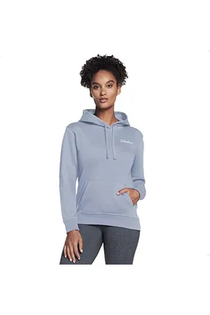 Skechers Damen Signature Pullover Hoodie Kapuzenpullover, , S