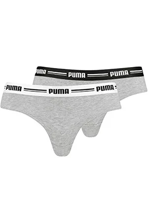 PUMA Damen Brazilian Cotton Modal Pack Hipster H schen, Grau, S EU