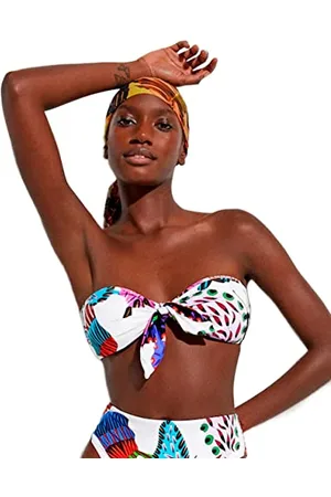 Desigual Womens Biki_Alana II Bikini, White, S