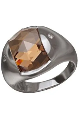 ORPHELIA Damen-Ring 925 Sterling Silber rhodiniert Zirkonia Gr.54 (17.2) ZR-3660/54