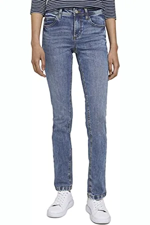 TOM TAILOR Damen Alexa Straight Jeans, 36/34 EU