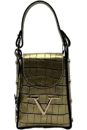 19V69 Italia Damen Leder Kokosnuss Leather Cocco LAM Bag