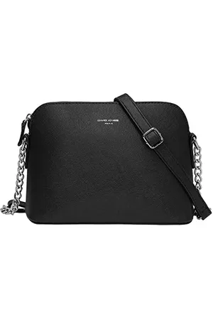 David Jones Damen Kleine Umhängetasche - Frau Handtasche PU Leder - Tasche Kette Schultertasche Crossbody Bag - Abendtasche Zip Reißverschluss - Party Handy City Clutch Mode Elegant