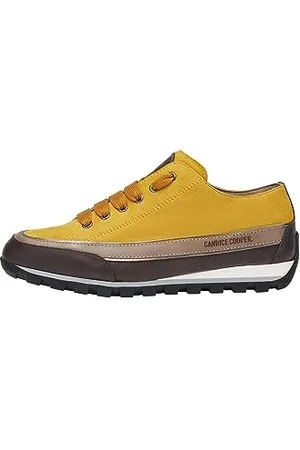 Candice Cooper Damen Janis Strip Chic Oxford-Schuh, Anthrazit Mustard, 36.5 EU