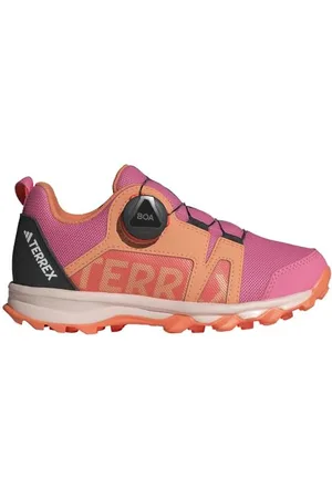 adidas Unisex Terrex Agravic BOA Trail Running Shoes Trailrunning-Schuhe, pink Fusion/Putty Mauve/core Black, 38 EU