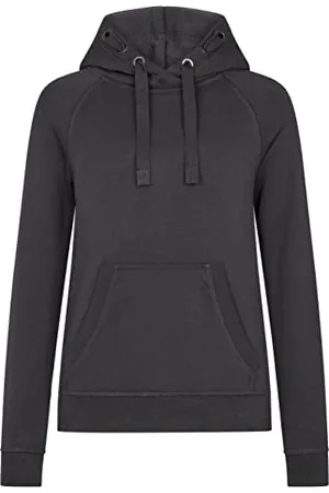 HRM Unisex 2005 Kid‘s Premium Raglan Hoody, dunkelgrau I Fair Trade Hoodie Kinder mit Kapuze, 320 g/m² I Aus 70% Baumwolle & 30% recyceltem Polyester, , 128