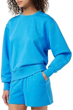 Beyond Now Damen Bridget Gots Sweatshirt GOTS Sweatshirt Casual, Ibiza Blue, XXL