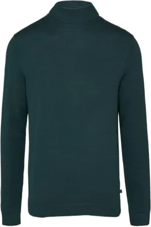 QS by s.Oliver Slim-Fit-Pullover mit Rollkragen smaragd XL