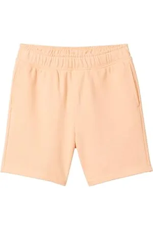 TOM TAILOR Jungen Kinder Basic Sweatshorts , shiny apricot orange, 116/122