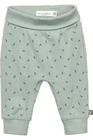 Sterntaler Hose Blätter - Unisex Babyhose mit Allover Print - Jogginghose aus Baumwolljersey mit elastischen Bündchen - Bequeme Kinder Schlupfhose, Kinderkleidung ab Geburt, , Größe 80