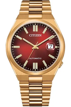 Citizen Herren Analog Automatik Uhr mit Edelstahl Armband NJ0153-82X