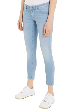 Tommy Hilfiger Damen Jeans Scarlett AH1216 Skinny Fit, Blau ( Light), 34W / 28L