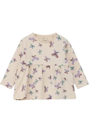 QS by s.Oliver Langarmshirt mit Allover Print