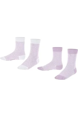 ESPRIT Unisex Kinder Socken Fine Stripe 2-Pack, Biologische Baumwolle, 2 Paar, , 35-38