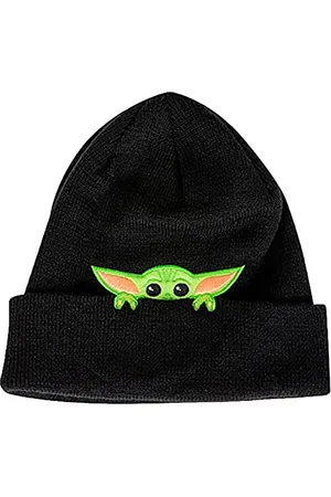 STAR WARS Concept One Baby-Jungen Knitted Cuffed Beanie Mandalorian The Child Peek-A-Boo Strickmütze mit Bündchen, , Einheitsgröße