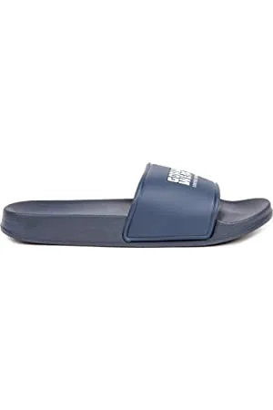 Gorilla Wear Pasco Slides - - Freizeit Bequem rutschfest unisex mit Logo für maximale Bewegungsfreiheit aus PU und EVA Badesandalen, 37