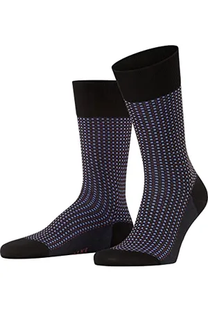 Falke Herren Socken Uptown Tie M So Baumwolle gemustert 1 Paar, , 41-42