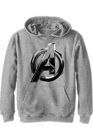 Marvel Avengers Classic - Avengers Logo Sketch YTH Hoodie 5/6