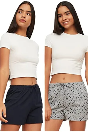 Trendyol Lacivert Star gedruckt 2 Shorts & BERMUDA,
