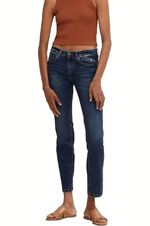 TOM TAILOR Damen Alexa Straight Jeans, , 26W / 32L