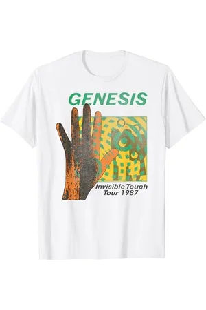 Genesis Invisible Touch Tour Rock Band Music T-Shirt