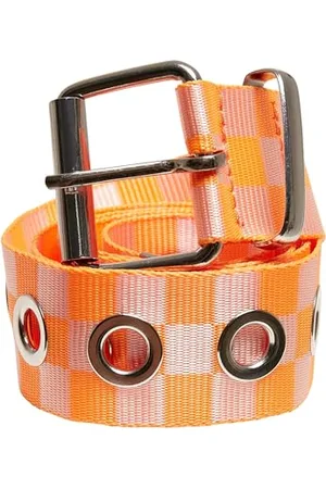 Urban classics Unisex TB5138-Checker Belt with Eyelets Gürtel, , S/M