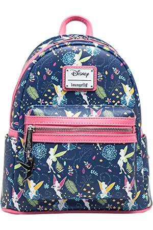 Loungefly Damen Disney Pink Tinkerbell Glow in the Dark Allover Print Rucksack, , One Size, , Einheitsgröße