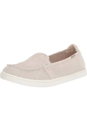 Roxy Damen Minnow Sneaker zum Reinschlüpfen Flacher Slipper, Haferflocken (Oatmeal), 39 EU