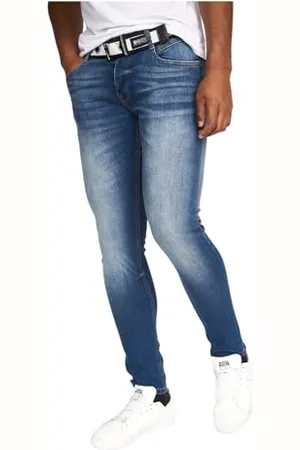 Crosshatch Herren Barbeck Slim Jeans, , 30W / 30L