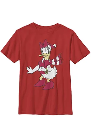 Disney Mickey Classic - Daisy Hat YTH Crew neck Red 104