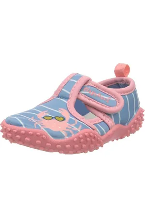 Playshoes Unisex Kinder Aquaschuhe Laufschuh, Blau Pink , 24/25 EU