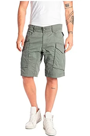 Replay Herren Cargo-Shorts Joe Short Regular-Fit mit Stretch, (Grün), 30W