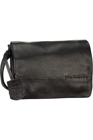 Burkely Damen Natural Norah Double Pocket Flap Crossbody
