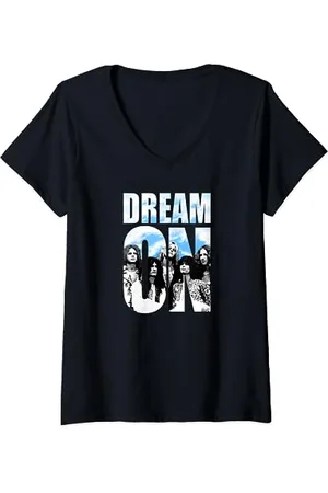 Aerosmith Sing mit mir, sing für das Jahr T-Shirt mit V-Ausschnitt