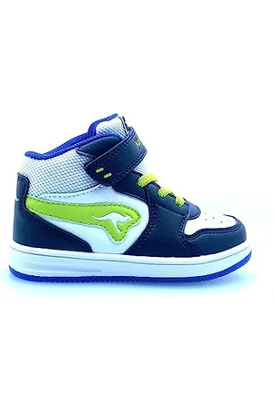 KangaROOS Jungen Unisex Kinder K-CPI Winnie EV Sneaker, dk Navy/Lime, 23 EU