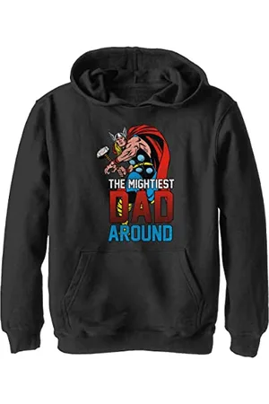 Marvel Unisex Kinder Mightiest Dad Hoodie, , L