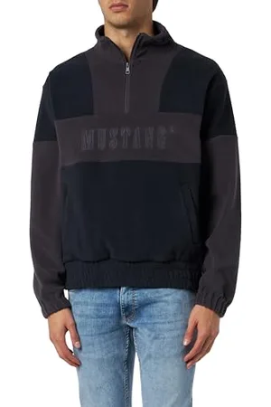Mustang Herren Style Ben Zip Troyer Sweatshirt, , XXL