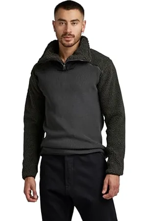 G-Star RAW Herren Dast Shearling Knitted Pullover, , M