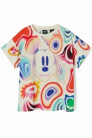 Desigual Mädchen Ts_Mickey Galactic T-Shirt, , 10 Jahre EU