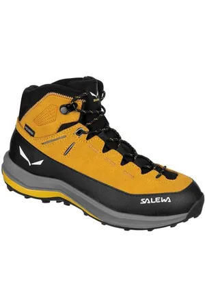 Salewa Mountain Trainer 2 Powertex Mid Wanderstiefel Kinder, Gelb, 34